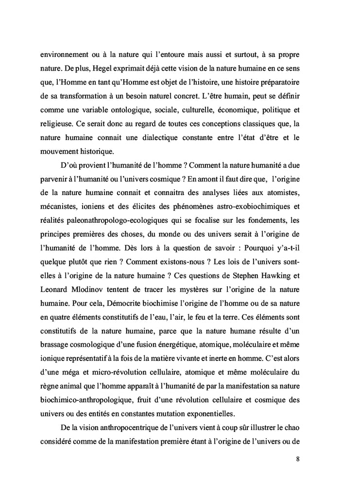 Que devient la nature humaine ?