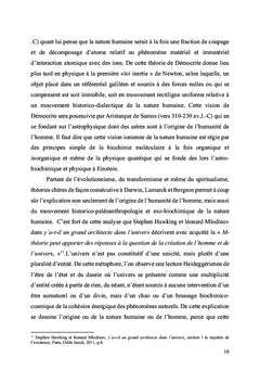 Que devient la nature humaine ?