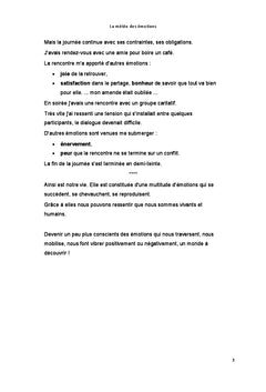 La météo des émotions
