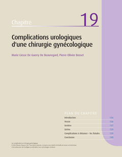 Les complications en chirurgie gynécologique