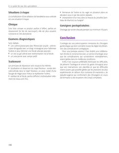 Les complications en chirurgie gynécologique
