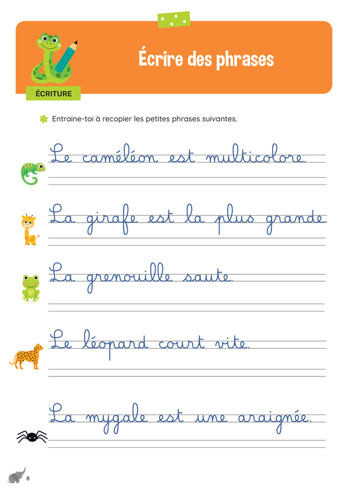 Mes activités effaçables CP