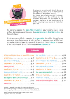 Mes activités effaçables Grande Section