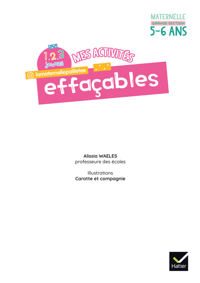 Mes activités effaçables Grande Section
