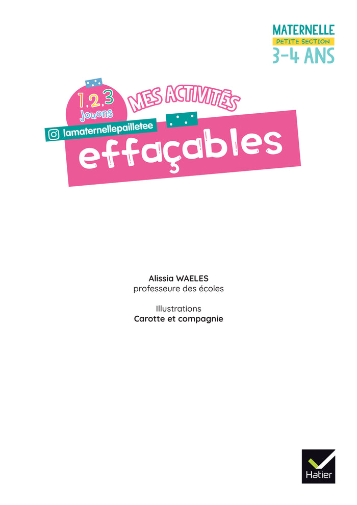 Mes activités effaçables Petite Section