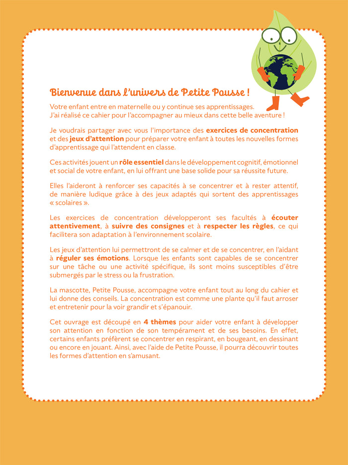 50 activités de maternelle pour cultiver sa concentration