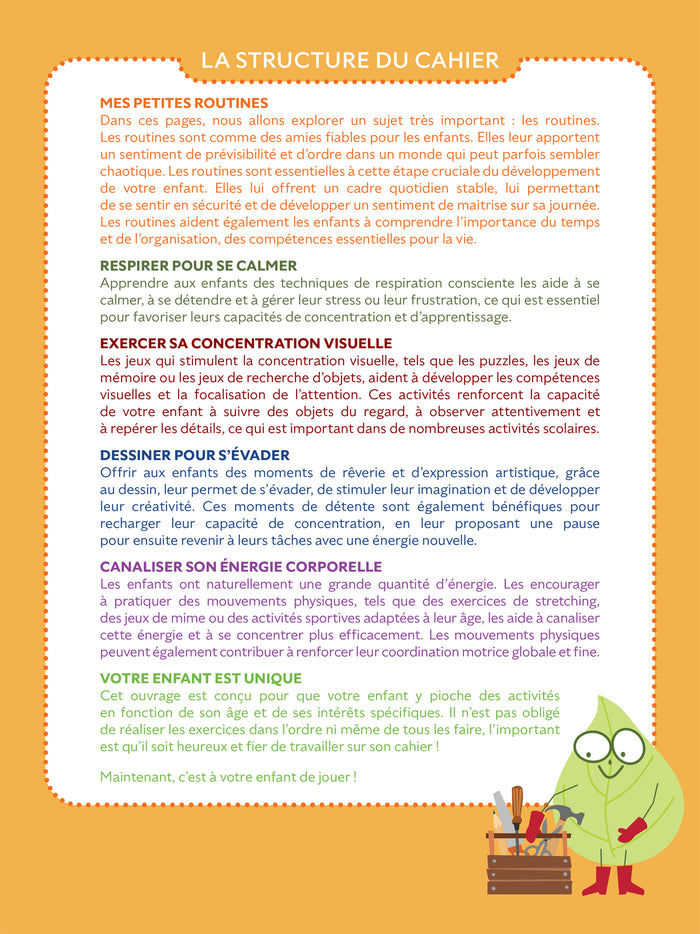 50 activités de maternelle pour cultiver sa concentration