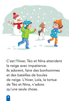 Téo et Nina - premières lectures 100% déchiffrable - La tortue de Téo et Nina