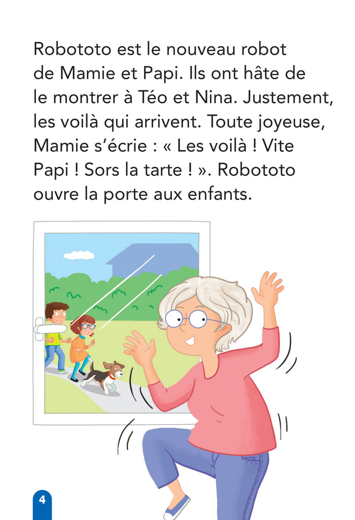 Téo et Nina et le robot