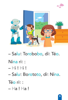 Téo et Nina et le robot