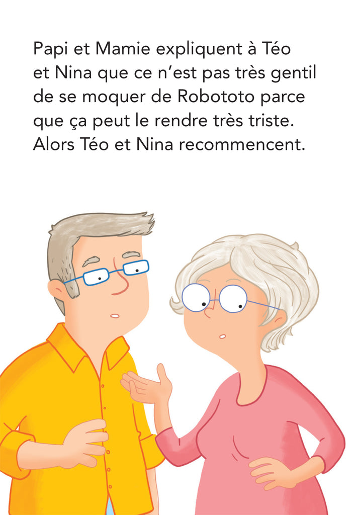Téo et Nina et le robot