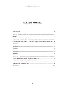 Le repere tridimensionnel plat
