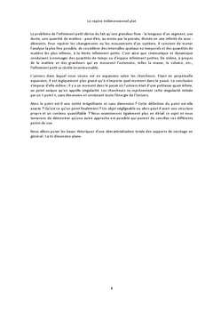 Le repere tridimensionnel plat