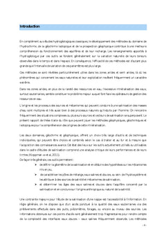 Hydrogéologie des différents aquifères du bassin Laâyoune-Dakhla Maroc
