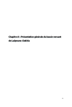 Hydrogéologie des différents aquifères du bassin Laâyoune-Dakhla Maroc