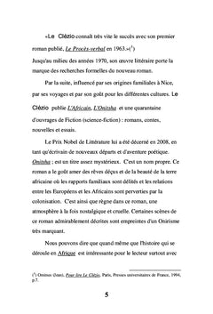 Le Clézio: Onitsha traduction