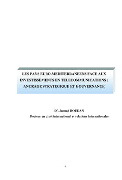 Les Investissements dans les NTIC aux Pays Euro-méditerranéens