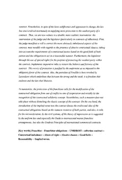 Les obligations du franchiseur en droit civil et droit international