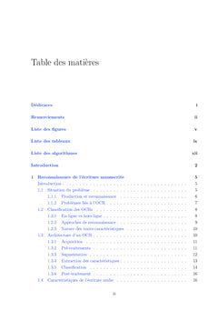 Technique basee puzzle pour la reconnaissance du texte arabe manuscrit