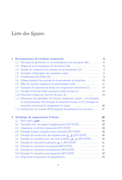 Technique basee puzzle pour la reconnaissance du texte arabe manuscrit
