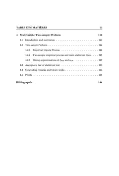 Contribution à l'étude du processus empirique de copules