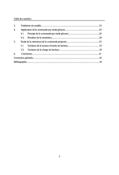 Modélisation et Commande d'un Hacheur Série