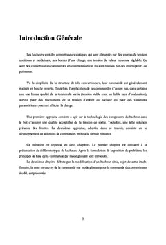 Modélisation et Commande d'un Hacheur Série