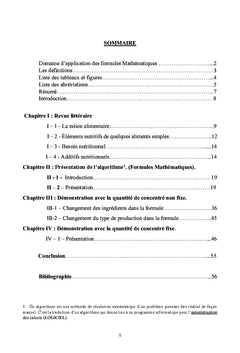 Automatisation de la fabrication de la provende avec un logiciel