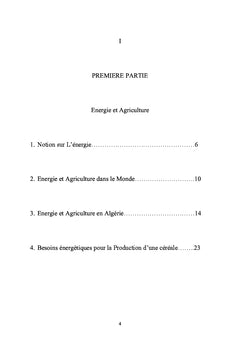Besoins energetiques dans le Travail du Sol