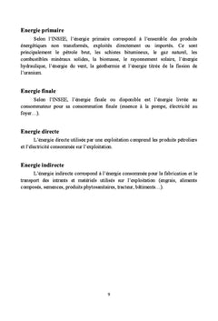 Besoins energetiques dans le Travail du Sol