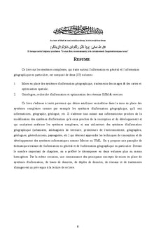 Les Systèmes Complexes: Quelques Cas Pratiques Algeriens - Tome 1