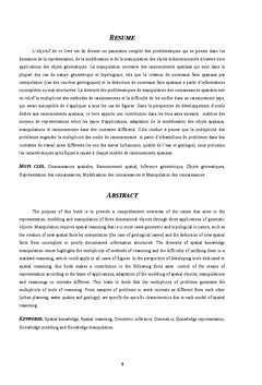 GREMACOS: Systèmes géomatiques de gestion des connaissances spatiales
