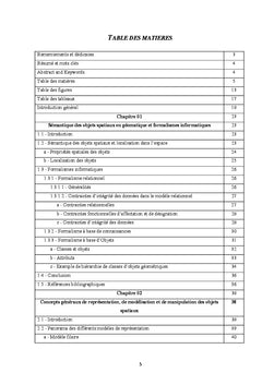 GREMACOS: Systèmes géomatiques de gestion des connaissances spatiales