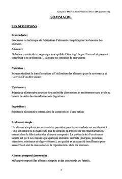 Concentre 5% et 10%, son automatisation (logiciel) pour la provende