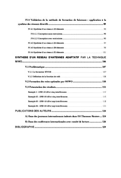 Techniques d'optimisation des réseaux d'antennes intelligentes