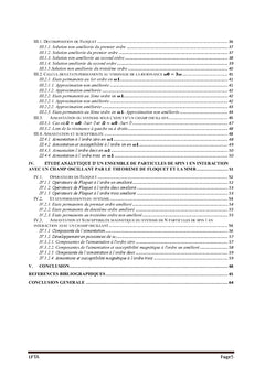 Effets non lineaires dans l'Interaction Spin 1 - Champ Oscillant