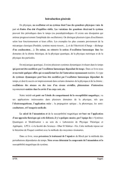 Effets non lineaires dans l'Interaction Spin 1 - Champ Oscillant