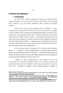 Politique budgétaire en RDC