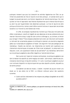 Politique budgétaire en RDC