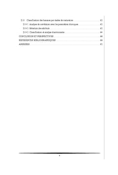 Application à l'évaluation de la couleur et de la texture au cours de la maturation de la banane