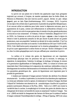 Évaluation des caractéristiques morphologiques du poivre de Penja au Cameroun