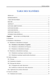 Étude de modulation et démodulation d'un son par onde ulrasonore