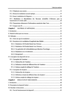 Étude de modulation et démodulation d'un son par onde ulrasonore