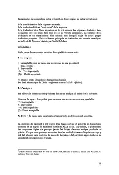 Les Sequences figees en arabe