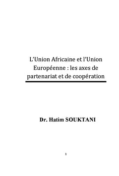 L'UE-UA :les axes de partenariat et de cooperation.