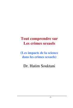 Tout comprendre sur les crimes sexuels