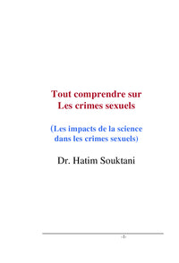 Tout comprendre sur les crimes sexuels