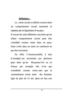 Tout comprendre sur les crimes sexuels