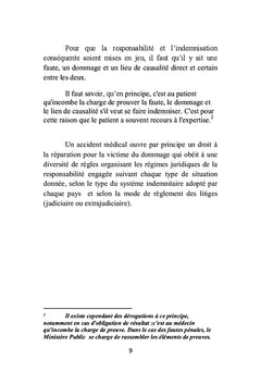 La responsabilité médicale: la preuve
