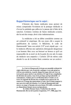 La Responsabilite Medicale: La Reparation